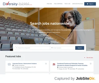 Diversity in Higher Education platform preview Diversity in Higher Education platform preview