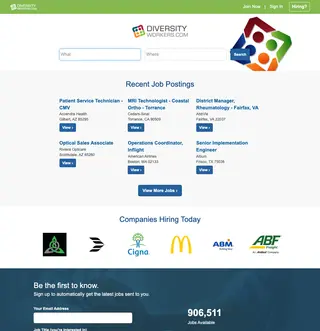 DiversityWorkers platform preview