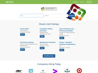 DiversityWorkers platform preview