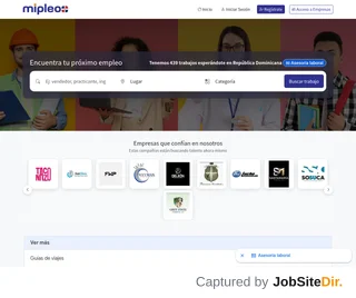 Mipleo República Dominicana platform preview Mipleo República Dominicana platform preview