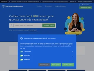 Docentenmarktplaats platform preview Docentenmarktplaats platform preview