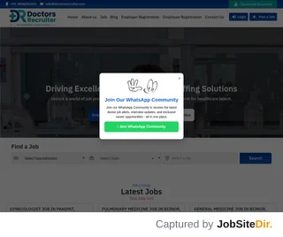 Doctors Recruiter platform preview