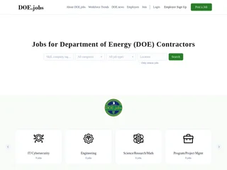 DOE jobs screenshot preview