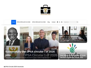 DPSA Government Jobs platform preview