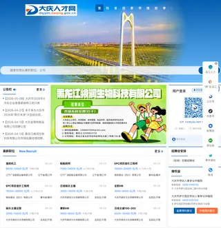 大庆人才网 platform preview