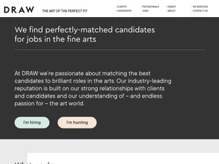 DRAW Recruitment platform preview DRAW Recruitment platform preview