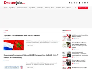 Dreamjob.ma platform preview Dreamjob.ma platform preview