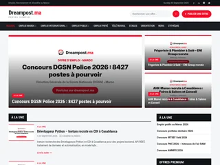 Dreampost.ma screenshot preview