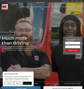 Driver Hire platform preview