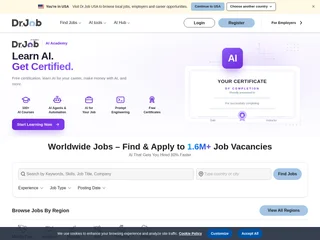 Dr. Job platform preview
