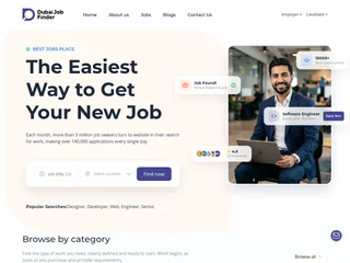 Dubai Job Finder platform preview Dubai Job Finder platform preview