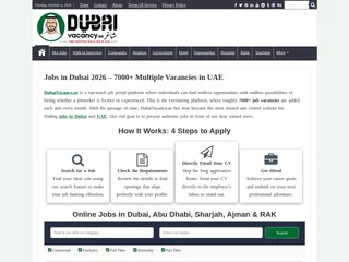 DubaiVacancy.ae platform preview