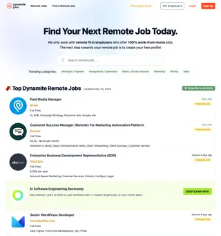 Dynamite Jobs platform preview