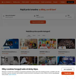 Easy-práce.cz platform preview