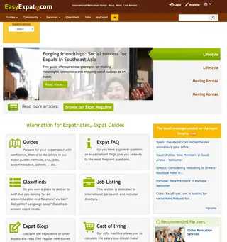 EasyExpat.com platform preview