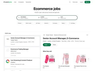 ecom.jobs screenshot preview