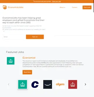 EconomistJobs platform preview