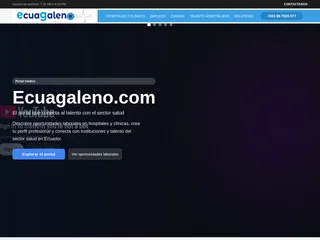Ecuagaleno platform preview Ecuagaleno platform preview