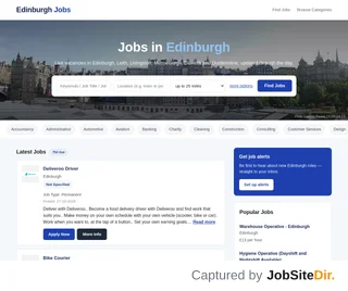 EdinburghJobs platform preview