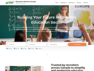 Education Workers Canada – Association Job Board screenshot preview Education Workers Canada – Association Job Board screenshot preview