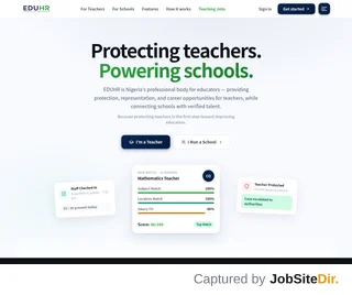 EduHR platform preview