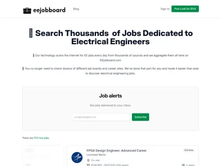 EEJobboard screenshot preview