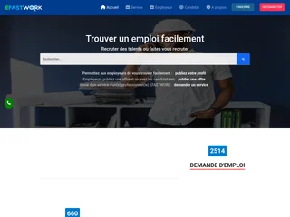 E FAST WORK platform preview