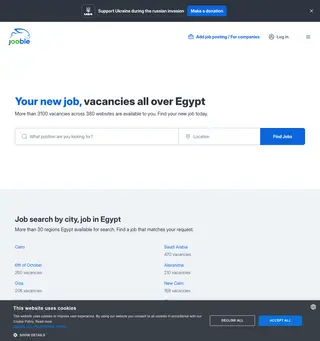Jooble screenshot preview