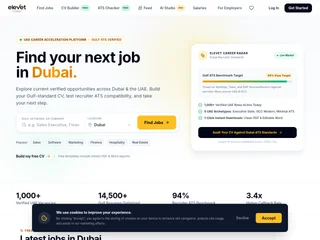 Elevet Careers platform preview