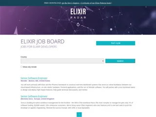 Elixir Radar platform preview
