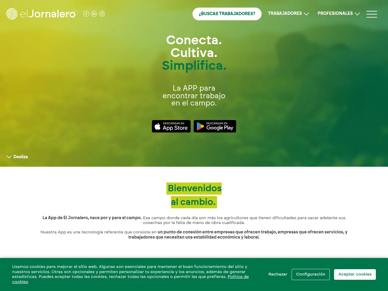 El Jornalero screenshot El Jornalero website screenshot