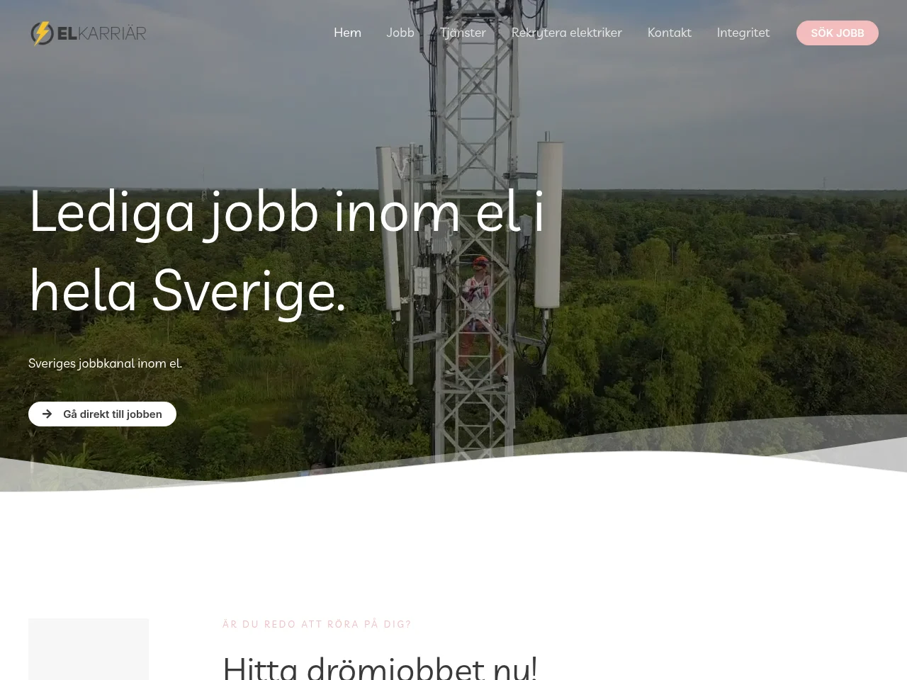 Elkarriär screenshot Elkarriär job board platform screenshot showing job search interface
