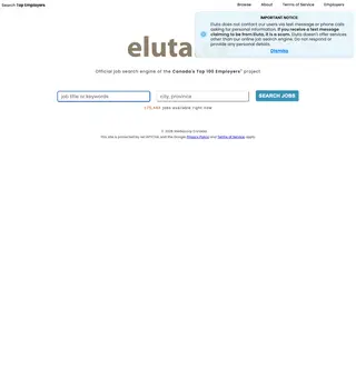 Eluta.ca screenshot preview