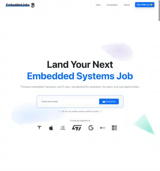 EmbeddedJobs platform preview