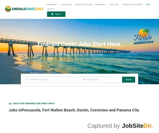 Emerald Coast Jobs platform preview
