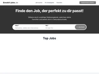 emobil-jobs.de screenshot preview