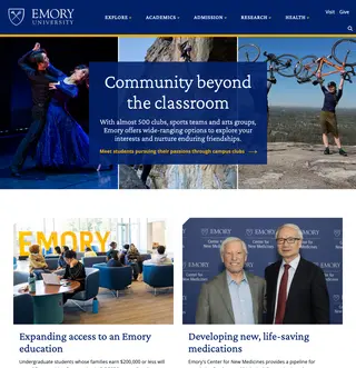 Emory University platform preview