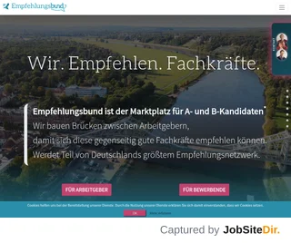 Empfehlungsbund.de platform preview