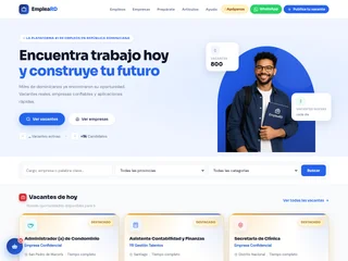 EmpleaRD platform preview EmpleaRD platform preview