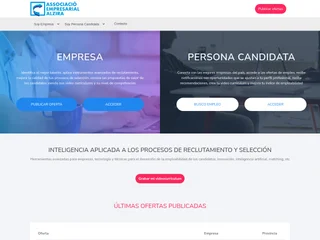 AE Alzira Empleo platform preview