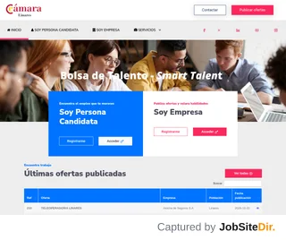 Cámara de Linares Empleo platform preview