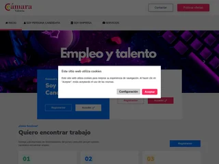 Cámara Valencia Empleo platform preview Cámara Valencia Empleo platform preview