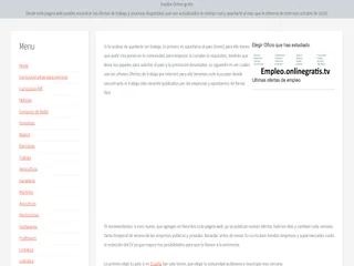 Empleo Online gratis platform preview