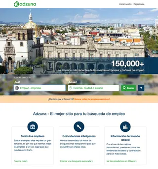 Adzuna México screenshot preview