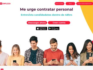 Empleo24 platform preview Empleo24 platform preview