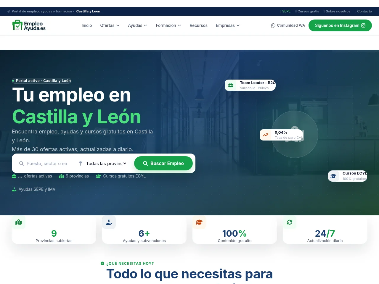 EmpleoAyuda.es screenshot EmpleoAyuda.es website screenshot