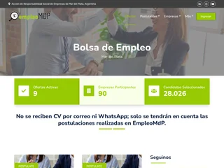 empleoMdP screenshot preview empleoMdP screenshot preview
