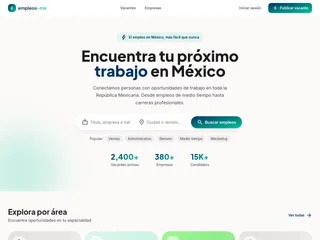 Empleos-mx platform preview Empleos-mx platform preview