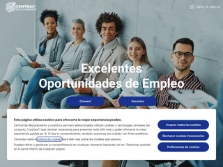 Central de Reclutamiento platform preview