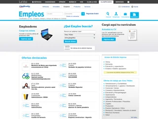 Clasificados La Voz - Empleos platform preview